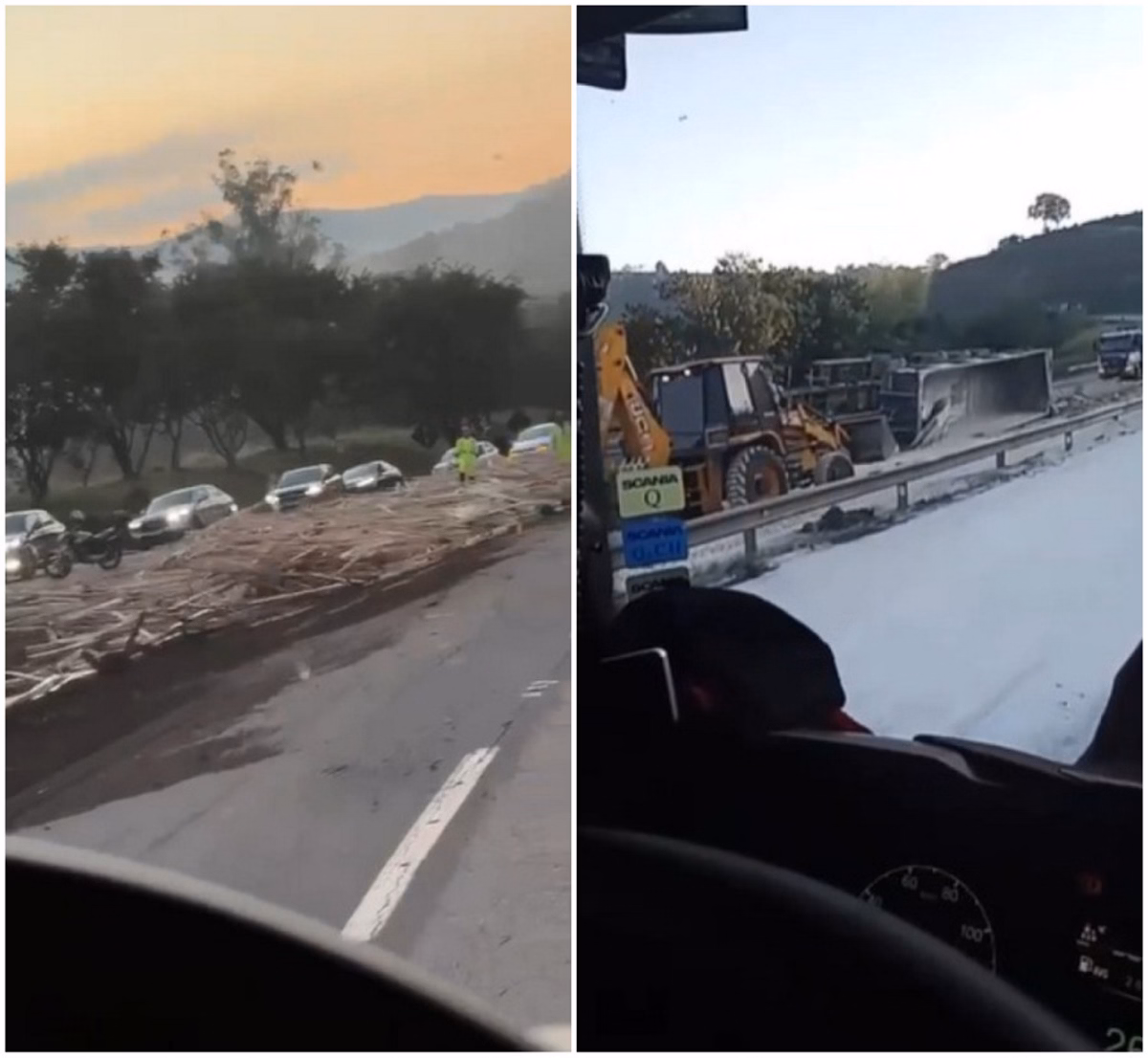 Acidentes em série na BR-381 causam interdições e registram uma morte em Minas Gerais
